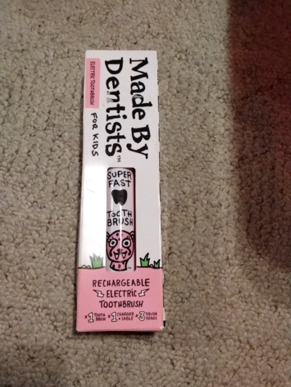 Kids Rechargeable Electric Toothbrush - Pink